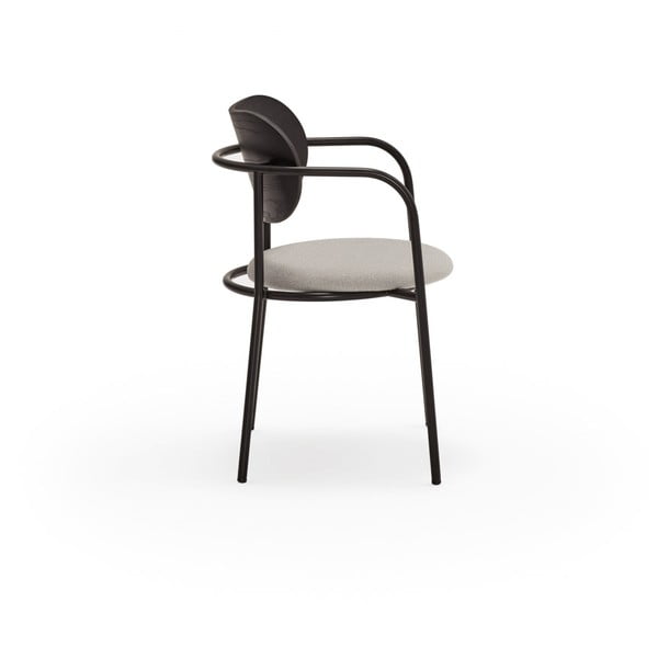 Černo-šedá jídelní židle v dekoru jasanu Eclipse - Teulat-image-4