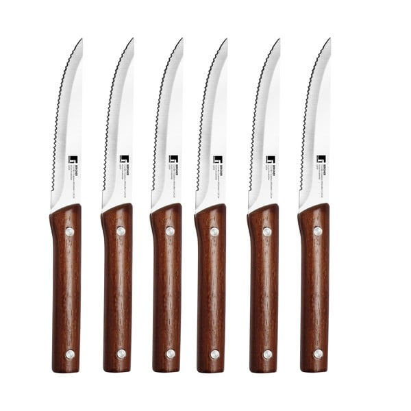 Sada 6 steakových nožů Bergner Gaucho