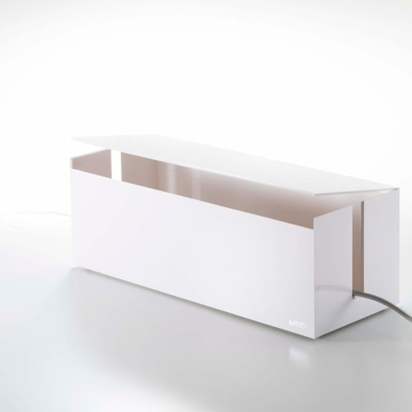 Bílý box na nabíječky YAMAZAKI Web Cable Box-image-3