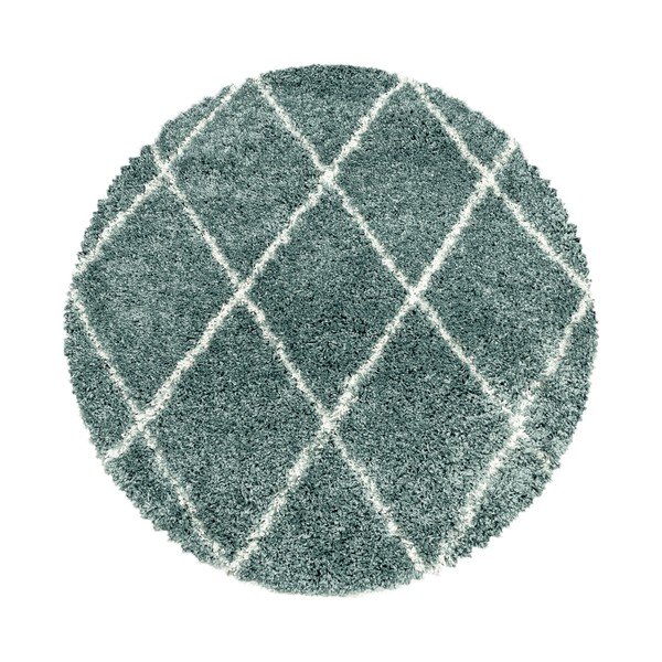 Tyrkysový kulatý koberec ø 200 cm Alvor – Ayyildiz Carpets