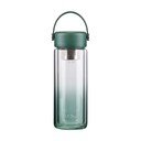 Zelená skleněná lahev 350 ml Fuori – Vialli Design