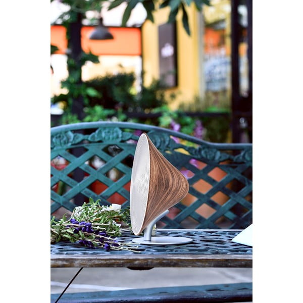 Tmavě hnědý velký bluetooth reproduktor Gingko Halo-image-1