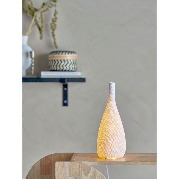 Bílá stolní lampa (výška 32 cm) Pela – Bloomingville-image-1