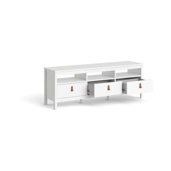 Bílý TV stolek 151x54 cm Madrid – Tvilum-image-3