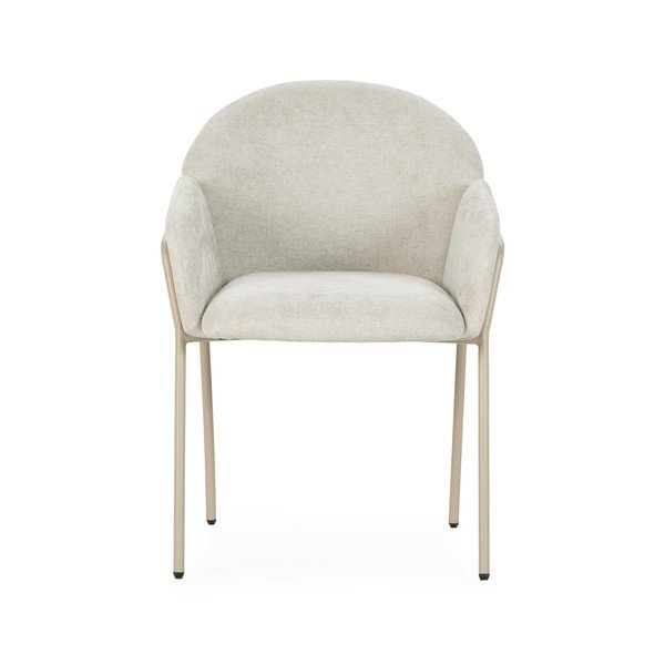 Béžová čalouněná jídelní křesla v sadě 2 ks Aslin – MOME-image-2