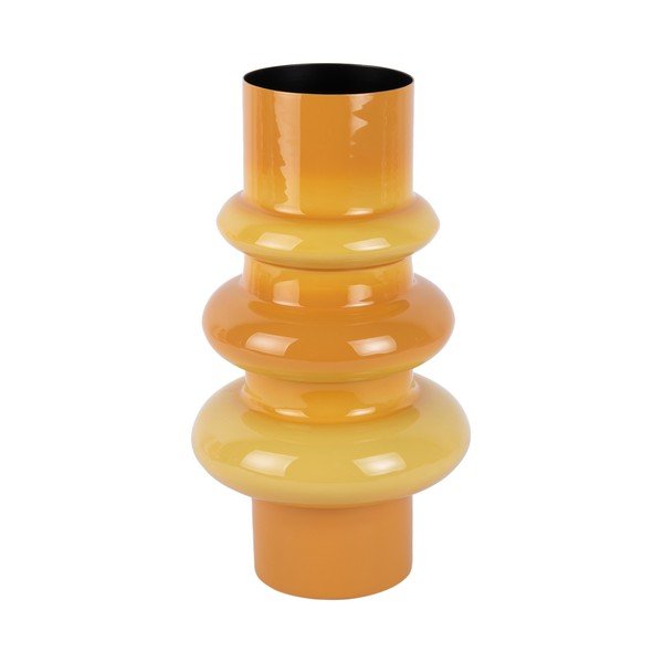 Oranžová železná váza (výška 30 cm) Grato – PT LIVING