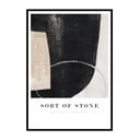 Obraz 72x102 cm Sort Of Stone   – Malerifabrikken