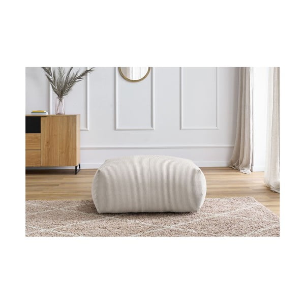 Krémová manšestrová podnožka Voltaire – Bobochic Paris-image-1