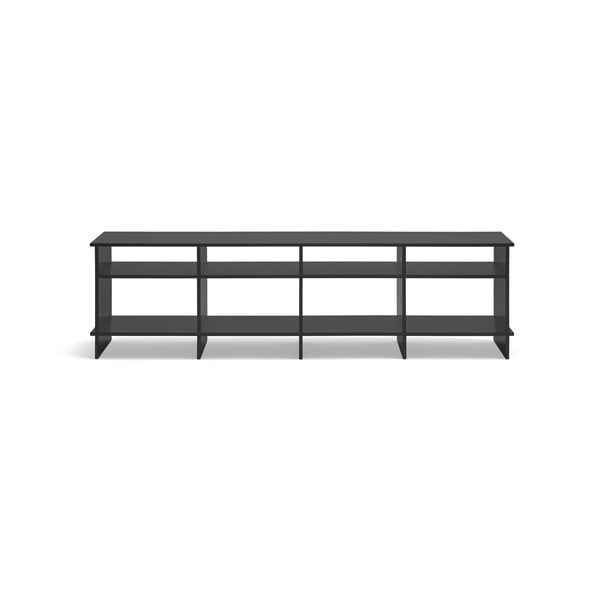 Černý TV stolek 180x50x40 cm Inari – Teulat