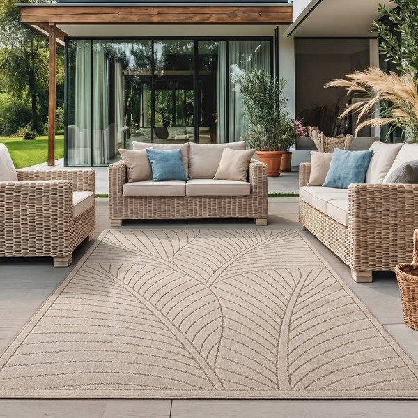 Béžový vnitřní a venkovní koberec 80x150 cm Nova 1203 – Ayyildiz Carpets-image-1