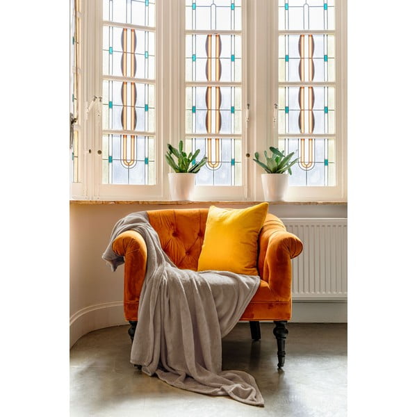 Hnědá mikroplyšová deka Tiseco Home Studio, 130 x 160 cm-image-1