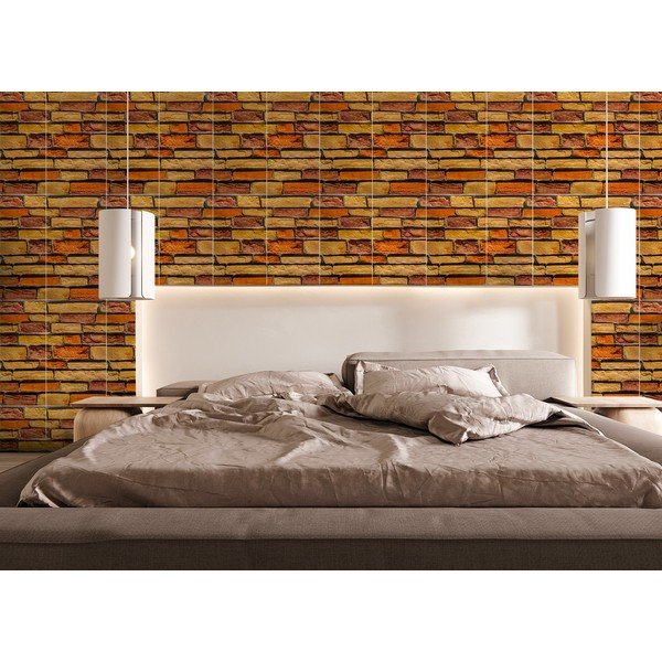 Samolepicí panely v sadě na zeď 6 ks 30x60 cm Brick Wall – SP TREND-image-2