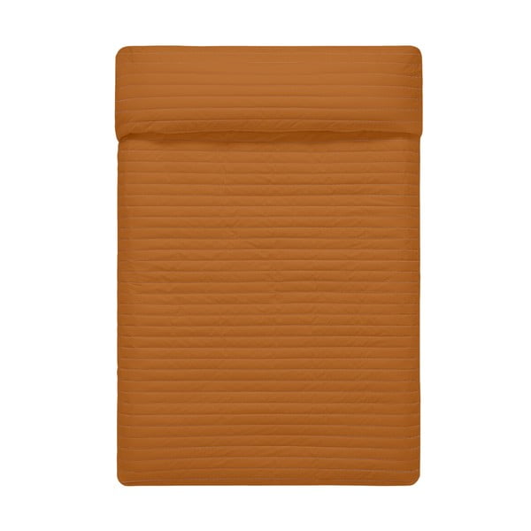 Oranžovo-béžový bavlněný prošívaný přehoz 180x260 cm Dash – Happy Friday-image-2