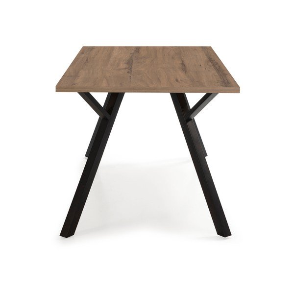 Jídelní stůl s deskou v dekoru ořechového dřeva 90x160 cm Paola – Marckeric-image-2