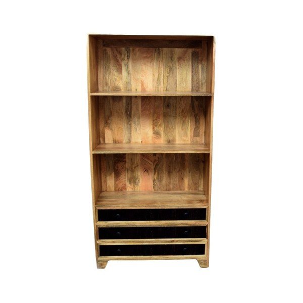 Knihovna z masivního mangového dřeva Massive Home Bella