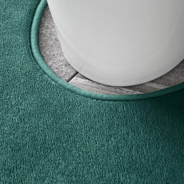 Zelené WC koupelnové předložky v sadě 2 ks z paměťové pěny 50x80 cm Anti-Bacterial – Catherine Lansfield-image-4