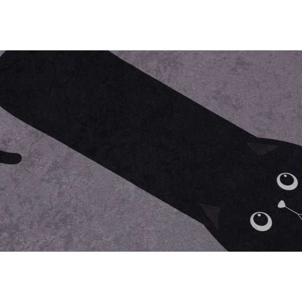 Černo-šedé koupelnové předložky v sadě 2 ks 60x100 cm Comfort – Foutastic-image-1