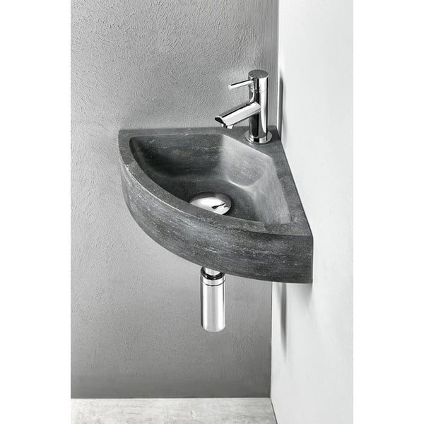 Stojánková umyvadlová baterie v leskle stříbrné barvě Small – Sapho-image-1