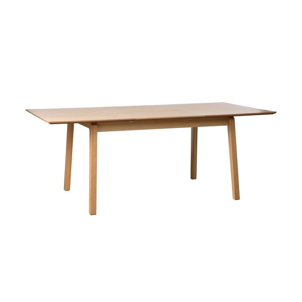 Rozkládací jídelní stůl s deskou v dubovém dekoru v přírodní barvě 95x200 cm Bari – Unique Furniture-image-2