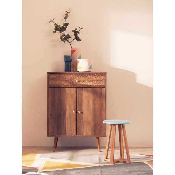 Komoda v tmavě přírodní barvě 70x94x35 cm Frida – Premier Housewares-image-1