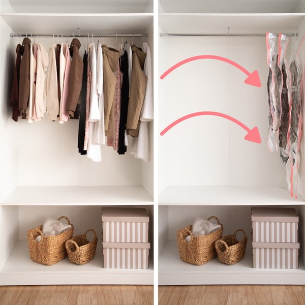 Vakuové pytle v sadě 4 ks Hanging Vacuum M/L – Compactor-image-1