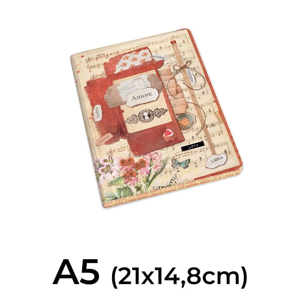 Sešity v sadě 2 ks 192 stránek formát A5 Love – Kartos-image-2