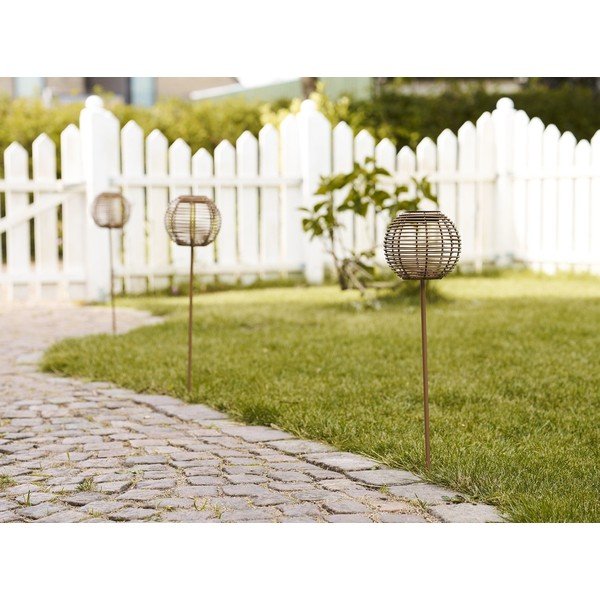 LED zapichovací solární venkovní svítidlo ø 17 cm Carlisle – House Nordic-image-2