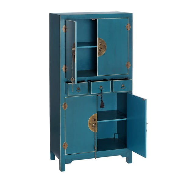 Modrá skříňka 63x131 cm Oriente – Ixia-image-2