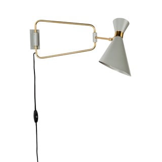 Šedá nástěnná lampa Zuiver Shady