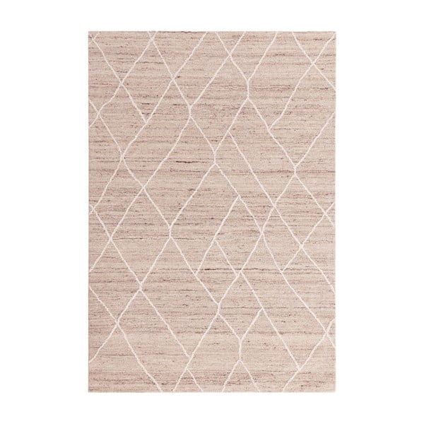 Béžový vlněný koberec 120x170 cm Noah – Asiatic Carpets