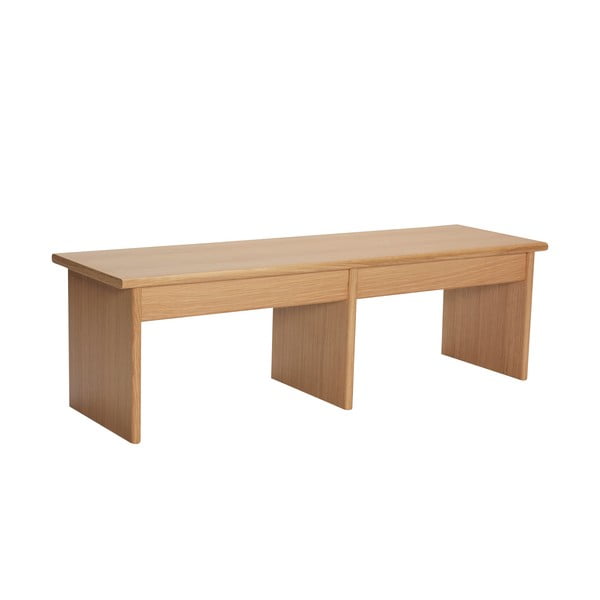 TV stolek v dekoru dubu v přírodní barvě 99x30 cm Doppio – Hübsch-image-2