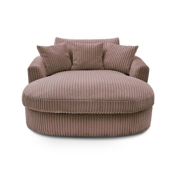 Růžové manšestrové křeslo Belem – Bobochic Paris-image-3