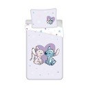 Bavlněné dětské povlečení na jednolůžko 140x200 cm  Lilo and Stitch "Heart" – Jerry Fabrics