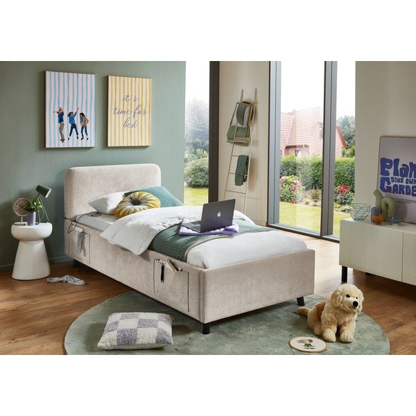 Béžová dětská postel bez roštu 90x200 cm Cosy – Meise Möbel-image-1