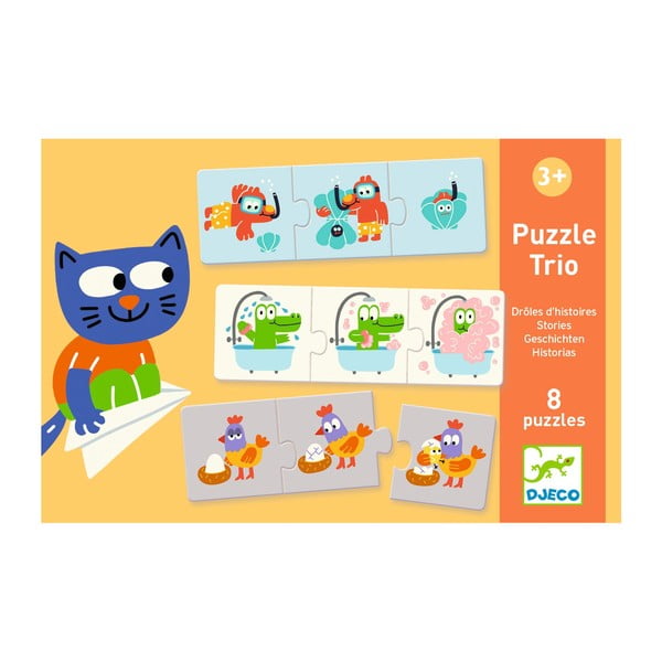 Puzzle s příběhem Djeco Trio