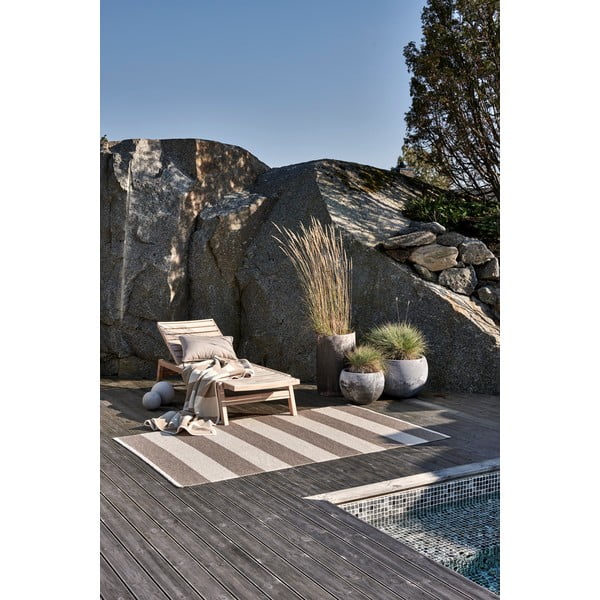 Béžovo-krémový vnitřní a venkovní běhoun 70x225 cm Bob Mud Vanilla – Pappelina-image-1