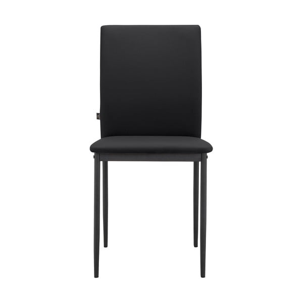 Černé jídelní židle z imitace kůže v sadě 2 ks Pavia – Støraa-image-1