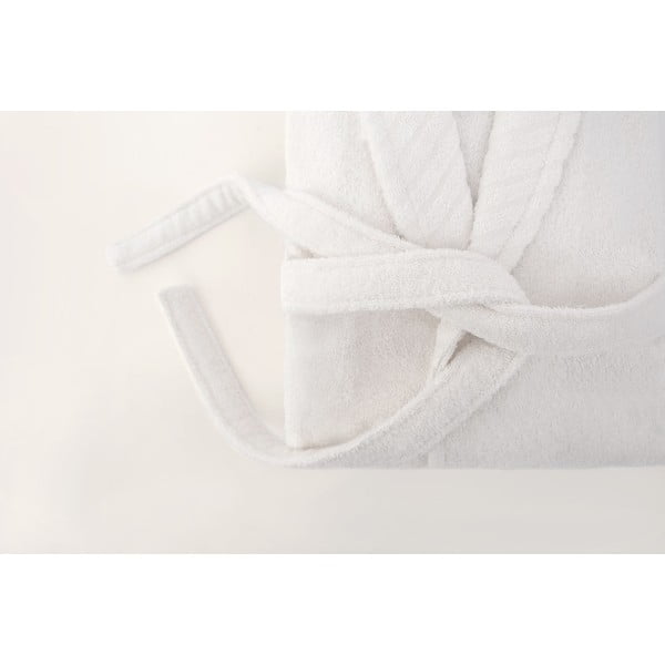 Bílý bavlněný župan velikost L/XL - Foutastic-image-3