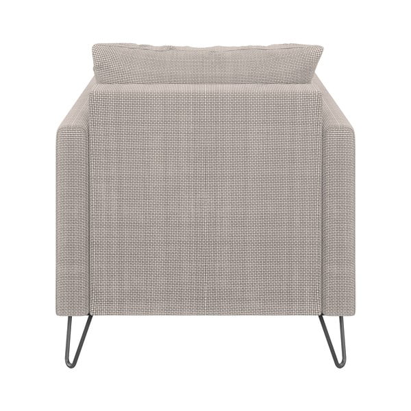 Světle hnědé žinylkové křeslo Freya – Ropez-image-2