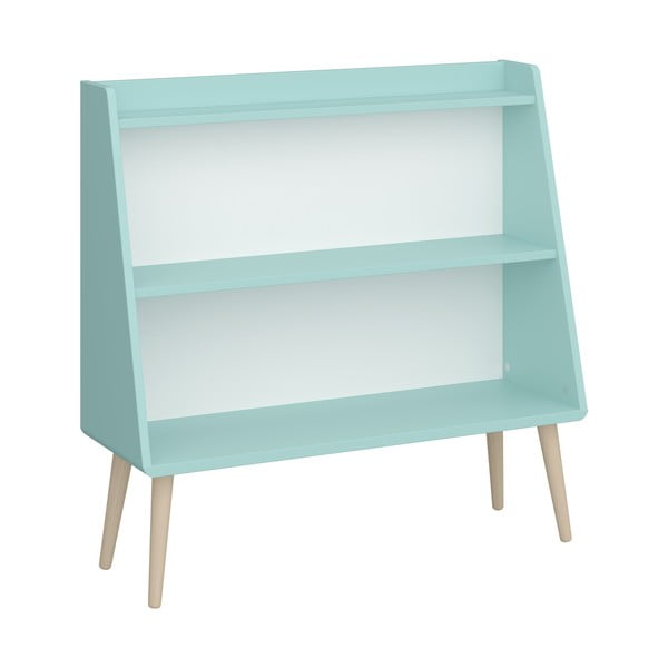 Tyrkysová dětská knihovna 81x80 cm Gaia - Tvilum-image-2