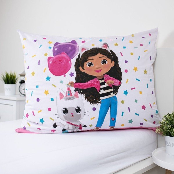 Bavlněné dětské povlečení na jednolůžko 140x200 cm Gabby's Dollhouse "Confetti" – Jerry Fabrics-image-3