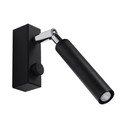Černé bodové svítidlo 10x3 cm Tiden – Sollux