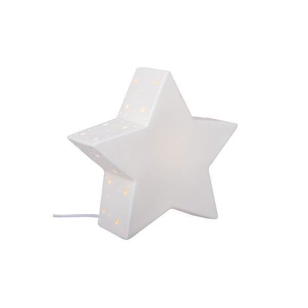 Keramická stolní lampička Star, 25 cm