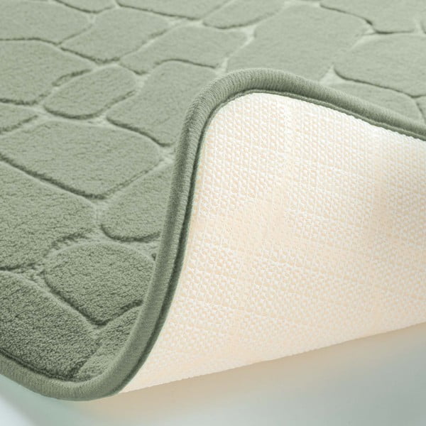 Zelená koupelnová předložka 50x80 cm Ricochet – douceur d'intérieur-image-3
