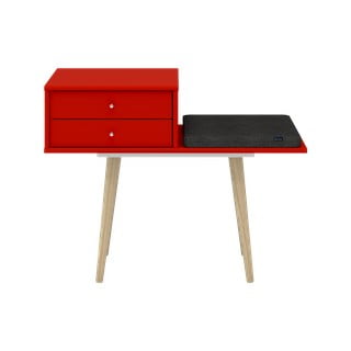 Červená lavice Mistral Bench