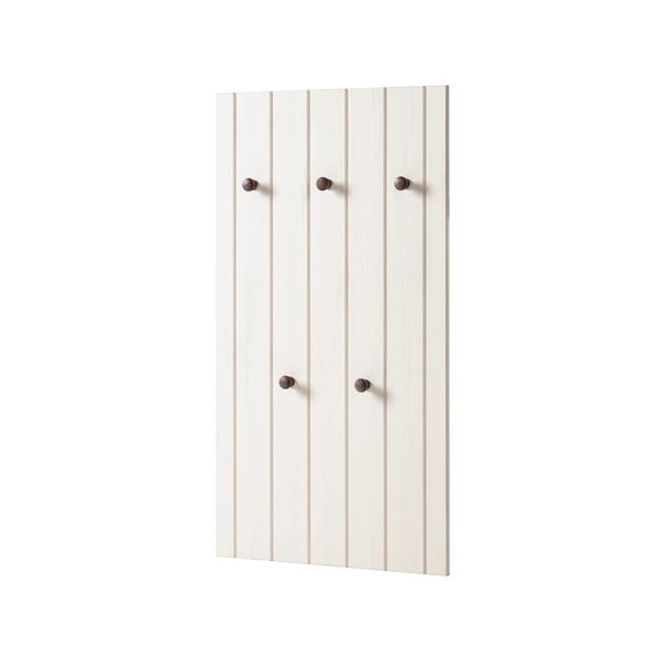 Bílá předsíňová sestava z borovicového dřeva 55x100x2 cm Anita – Støraa-image-1