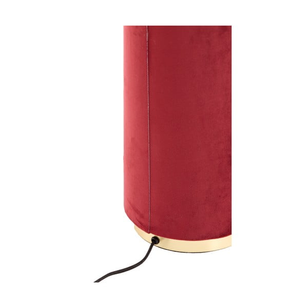 Červená stojací lampa s textilním stínidlem (výška 168 cm) Devia – Light & Living-image-3