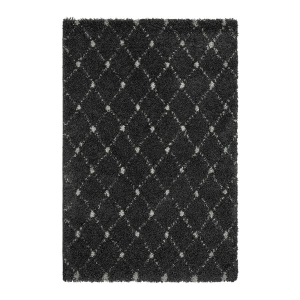 Černý koberec Obsession Manhattan Anth, 60 x 110 cm