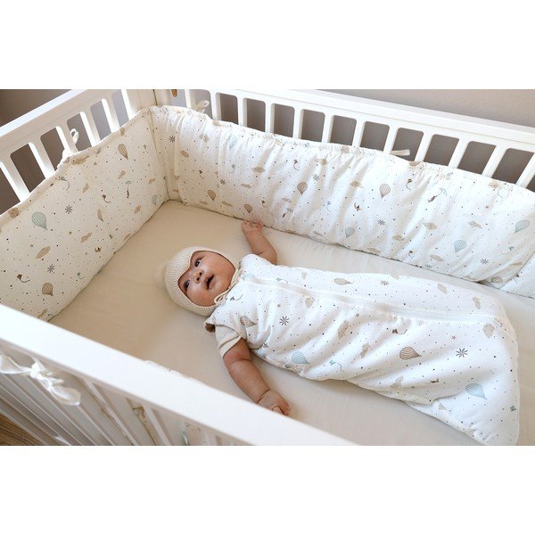 Slonovinový mantinel do postýlky z Bio bavlny 365 cm Dreamland – Cam Cam Copenhagen-image-1