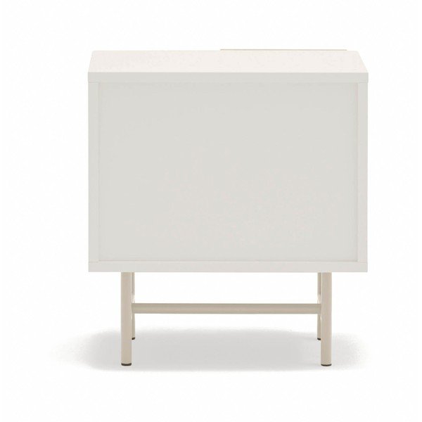 Béžový/krémový matný noční stolek s poličkami Nube – Teulat-image-4